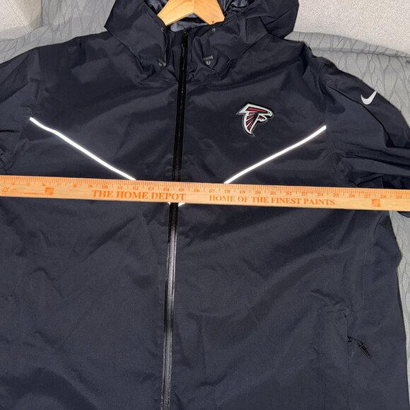 Nike NFL Atlanta Falcons Team Issue PE Storm FIT Rain Sideline Jacket Men's 3XL - Picture 4 of 14